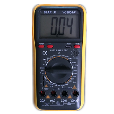 Selling VC9804A +protect recovery Anti-oil waterproof number digital display A multimeter Digital watch