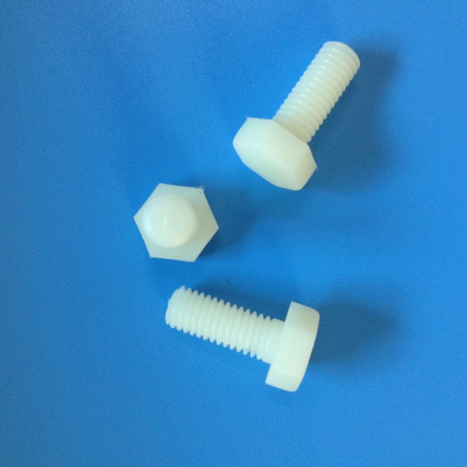 尼龙 外六角塑料螺丝 螺钉 M6*35 专业厂家现货 源头厂家 可定制