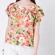 【厂家定做】批发供应涤氨汗布 锦氨汗布 印花针织面料 时尚女装