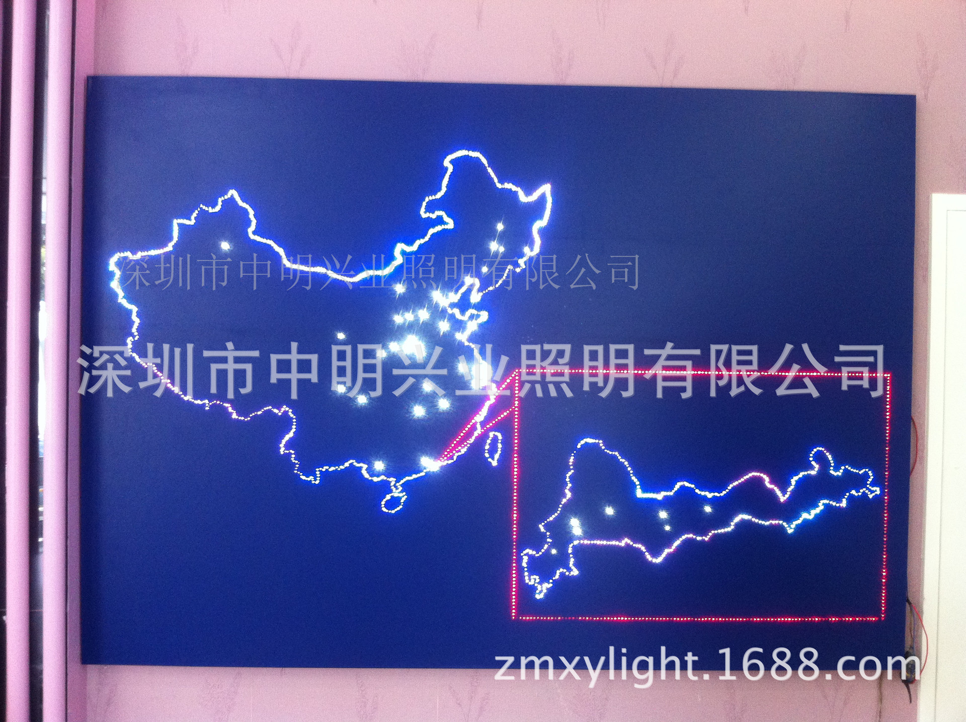 led灯 塑料光纤地图 室内天花光纤装饰灯 图形发光灯 PMMA光纤丝-阿里巴巴