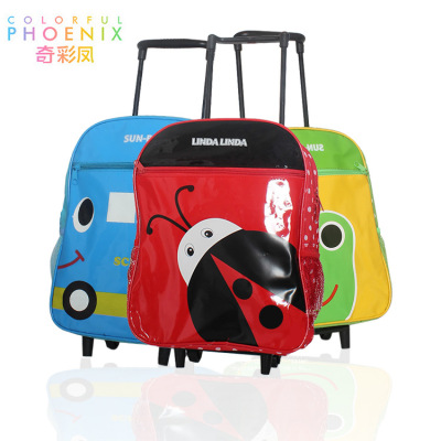 Korean Edition Cartoon Children Backpack Detachable trolley bags 1-3 grade men and women pupil Backpack