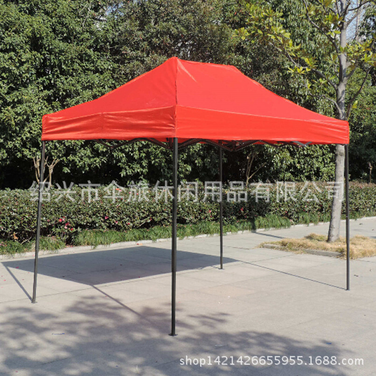 批发2*3扁方管折叠防雨帐篷 展览庆典户外遮阳篷停车棚厂家