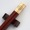 Mahogany chopsticks Rosewood carving Blessing chopsticks Gifts to share Round blessings Manufactor