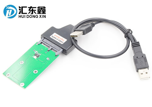 1.8 inch micro sata to USB easy drive line MSATA SSD solid state drive to USB2.0 7+9 interface