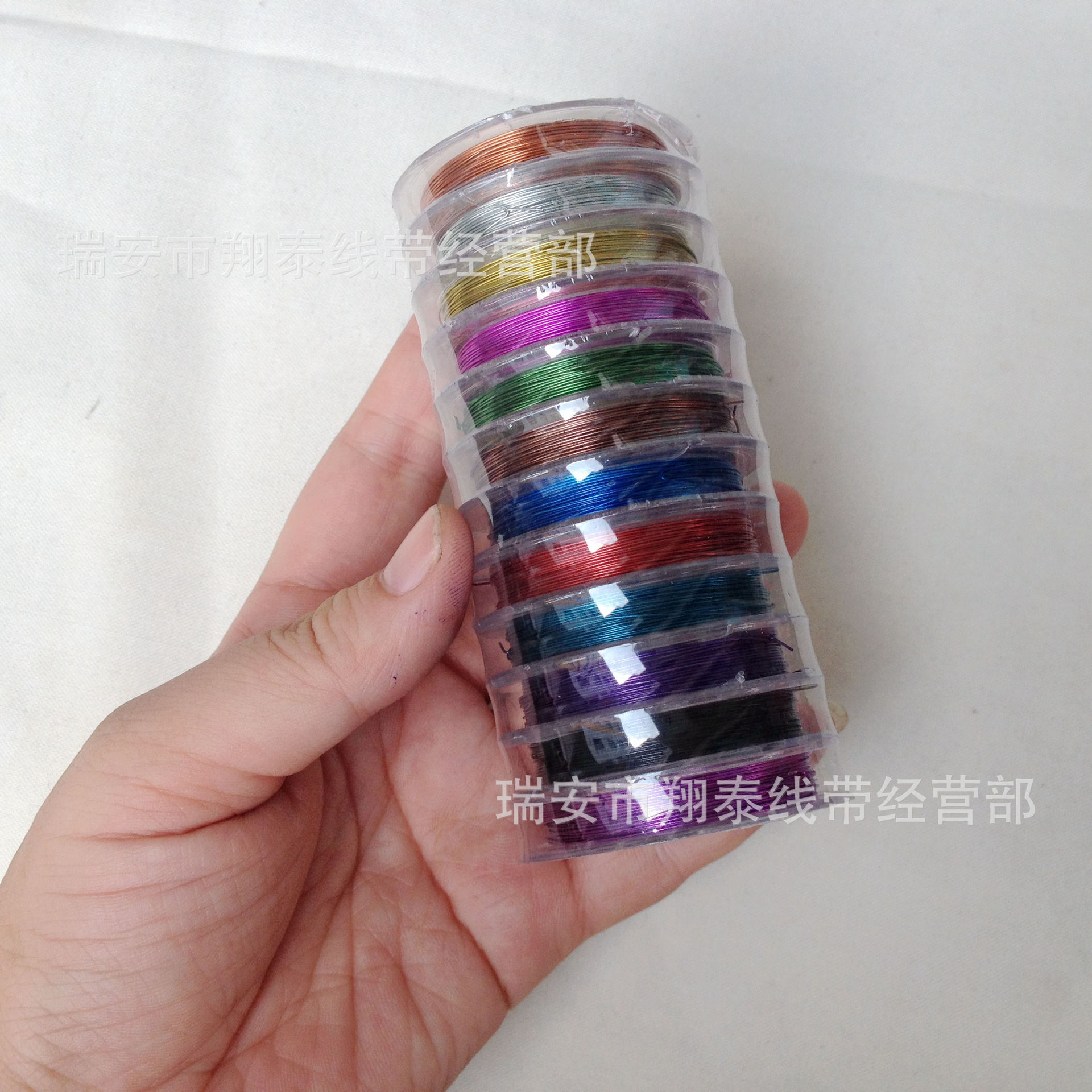 0.4MM手串珠佛珠铁丝线引线 穿小珠子工具手链引线针DIY