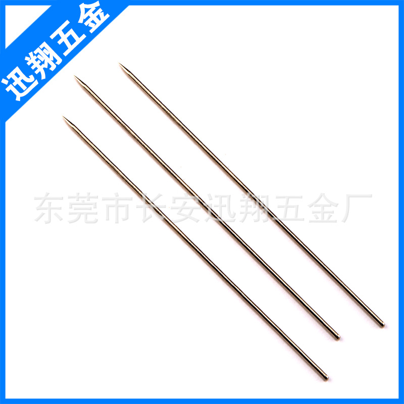 长期批发 优良打孔不锈钢钢针 实心圆头钢针