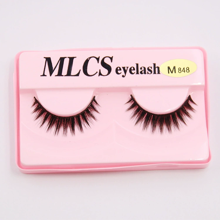 False Eyelashes MLCS M848, 3D Multi-layer Handmade Nude Thick Cross Lashes
