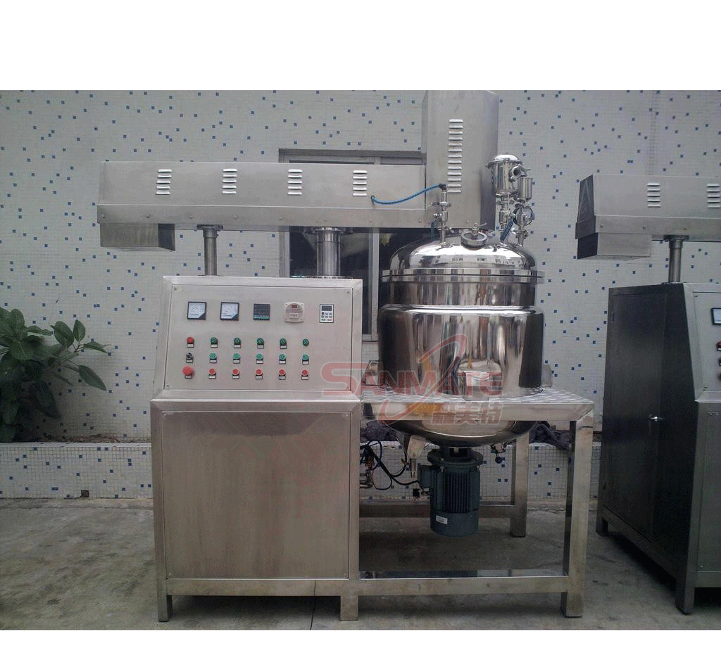 小型乳化机设备 30L真空混合搅拌乳化机 化妆品高速剪切乳化机