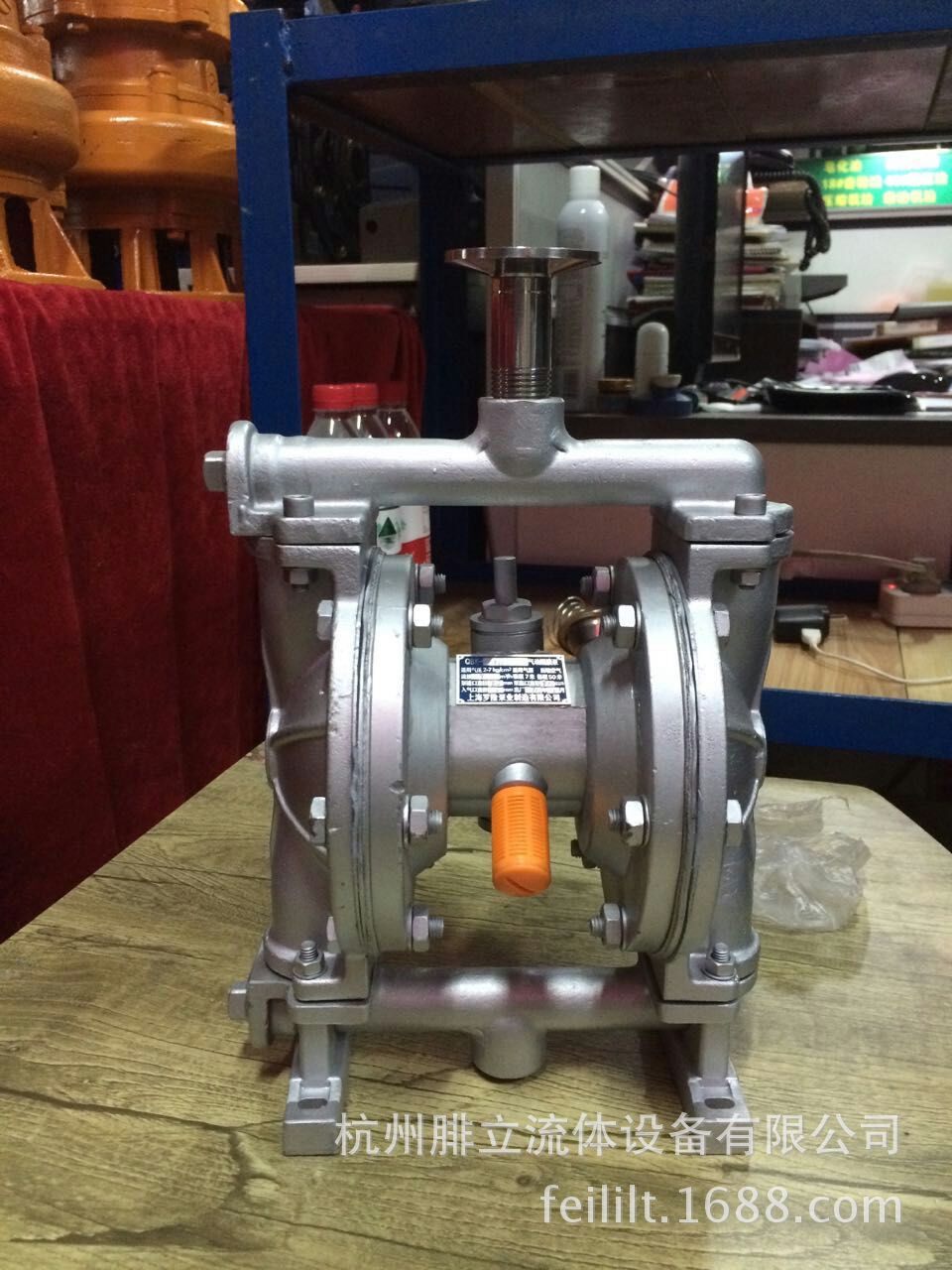 QBK-100 Pneumatic diaphragm pump Stainless steel Diaphragm pump Naifushibeng