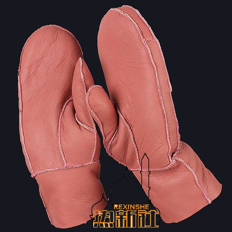 Шерстяжная пальто-варежки из, стиль boutique, ветронепроницаемые и тёплые перчатки с пушистой вставкой, без пальцев