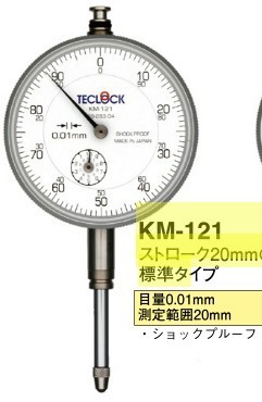 日本得乐(TECLOCK) 千分表TM-1205指针式