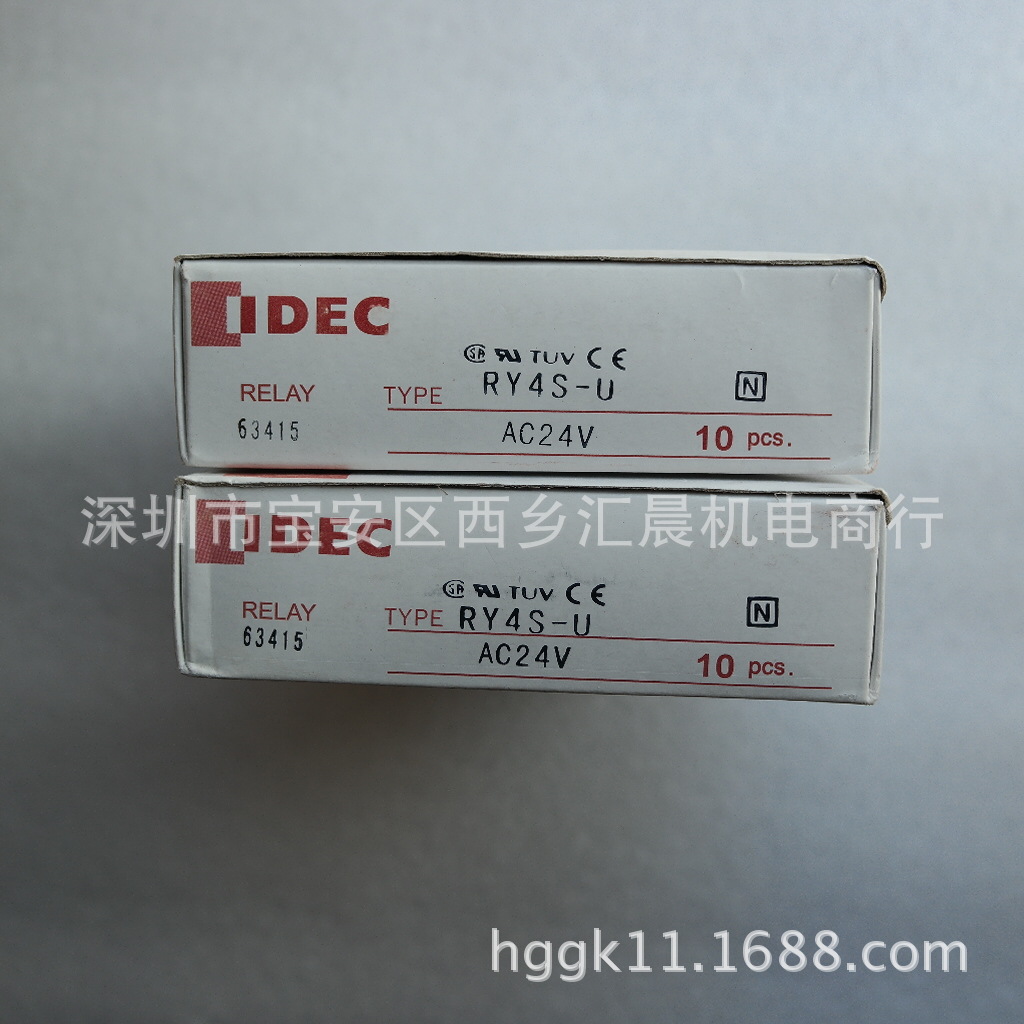 正品IDEC全新原装和泉继电器RY4S-UAC24 RY4S-U AC24