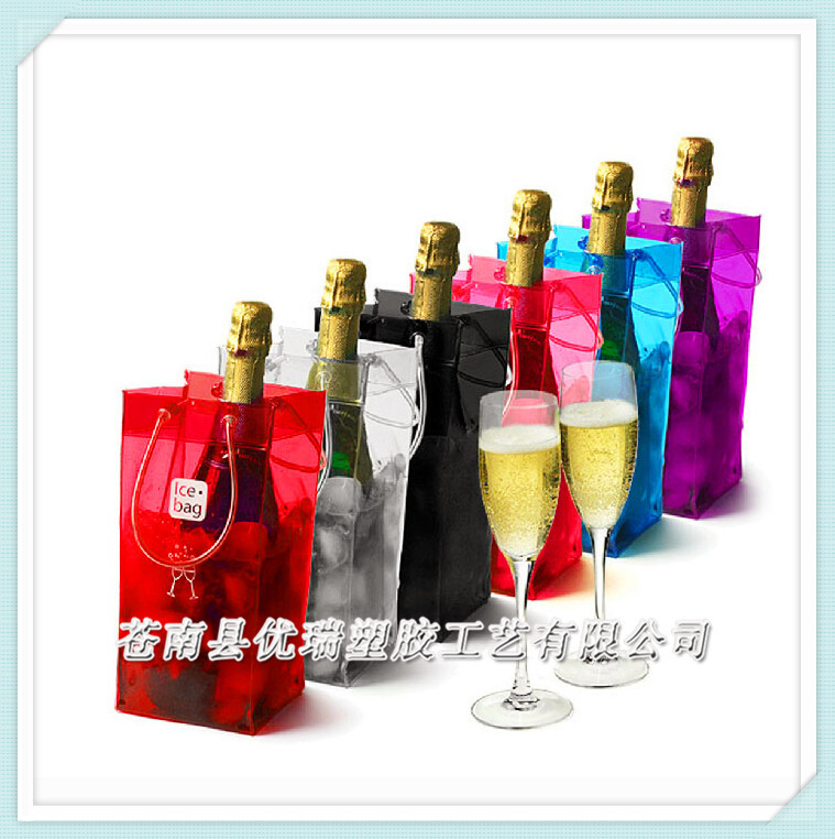透明PVC酒袋 加厚新奇pvc皮管手提葡萄酒礼品袋 PVC手