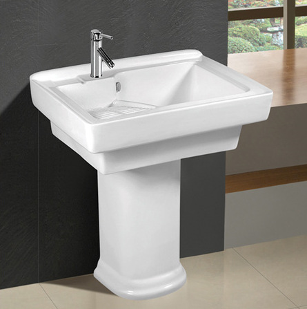 supply SALOCRUA ceramics laundry Pedestal Washboard Washtub Large tub 705