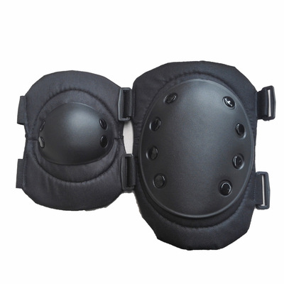 特战加强版护具CS野战专用黑鹰护具护膝护肘送网袋四件套厂家LOGO|ru