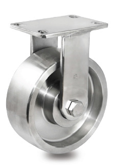 8寸固定不锈钢 载重1.8T 用于半导体设备 生物设备 高寿命 脚轮