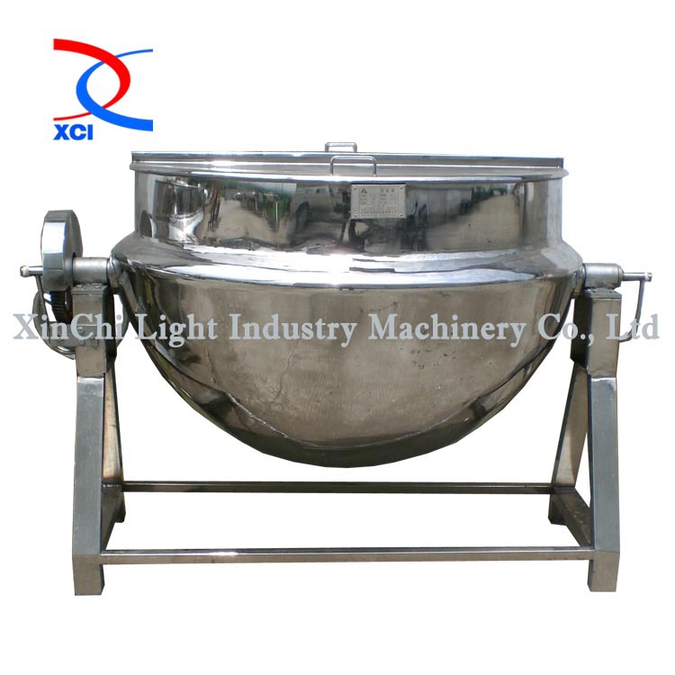 可倾式不锈钢蒸汽加热夹层锅