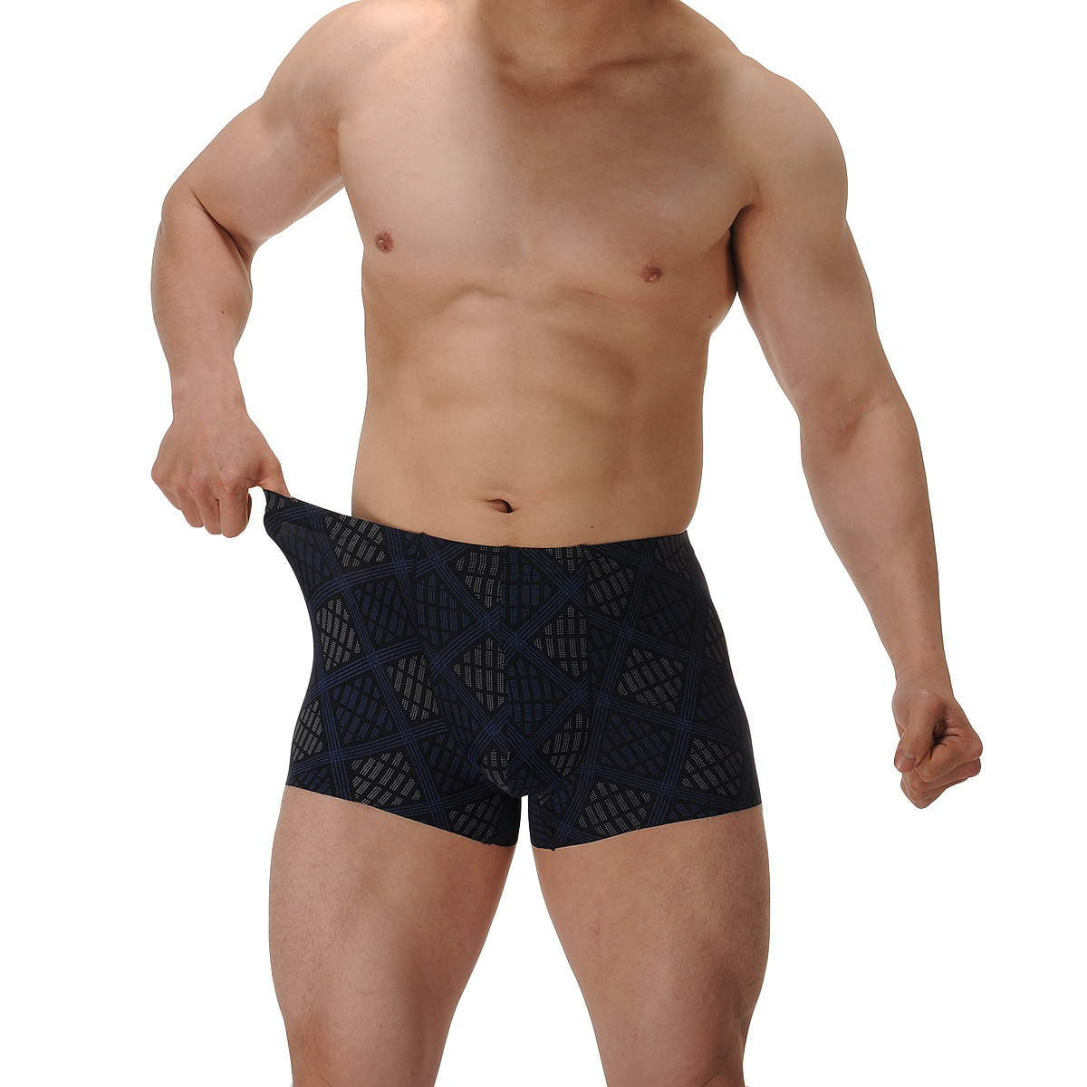 2015 summer new pattern Borneol Underwear Tmall Explosive money man Underwear comfortable fashion lattice Four shorts