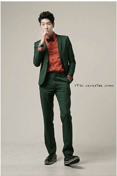 Men's green set