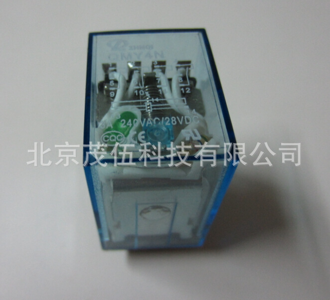 QMY4N 24VDC  正启  继电器 24VDC  4组转换
