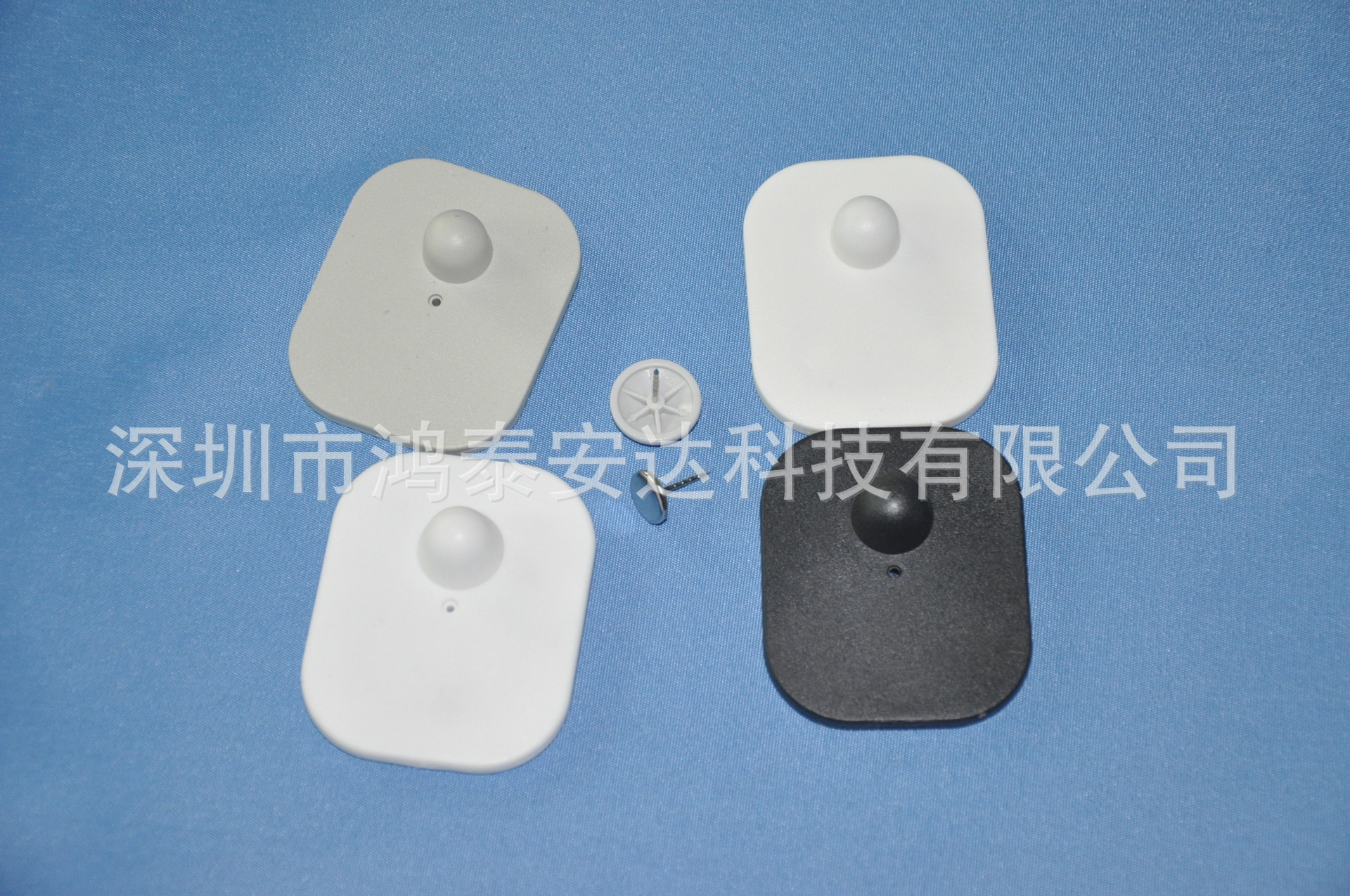 批发超市防标签，服装防盗，8.2MHZ射频防盗扣，黑色大方扣