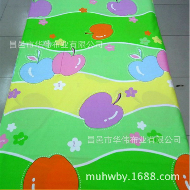 全涤磨毛布3D印花 特宽涤纶磨毛布 昌邑柳疃床品布