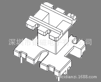 EF20型YC-EF-2008 4+5P骨架BOBBIN,厂家直销变压器骨架电感底坐