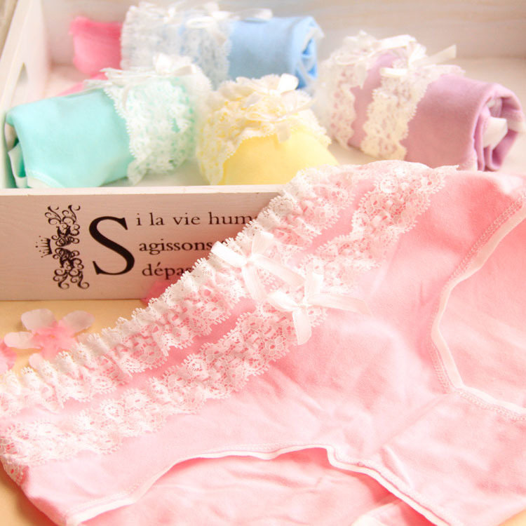 Slip 3127A Lace en coton - Ref 651561 Image 7