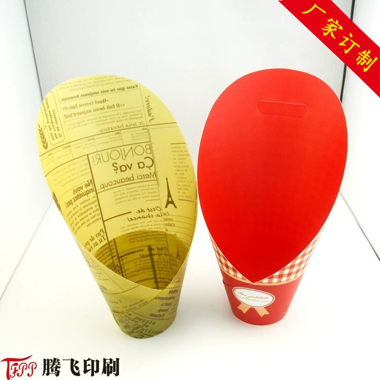 PP塑胶鲜花包装防水彩色塑料外壳花卉保护壳深圳专业UV印刷丝印