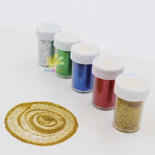 Handmade DIY Paper Flowers Material Greeting Card Decoration Material Glitter Powder Silver Powder Gold Powder 20ML 