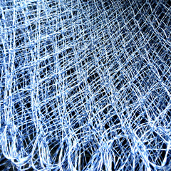 Fish tennis racket net, strong horse line net, scoop net head fishing net bag woven fine net bag scoop net bag racket line net head 