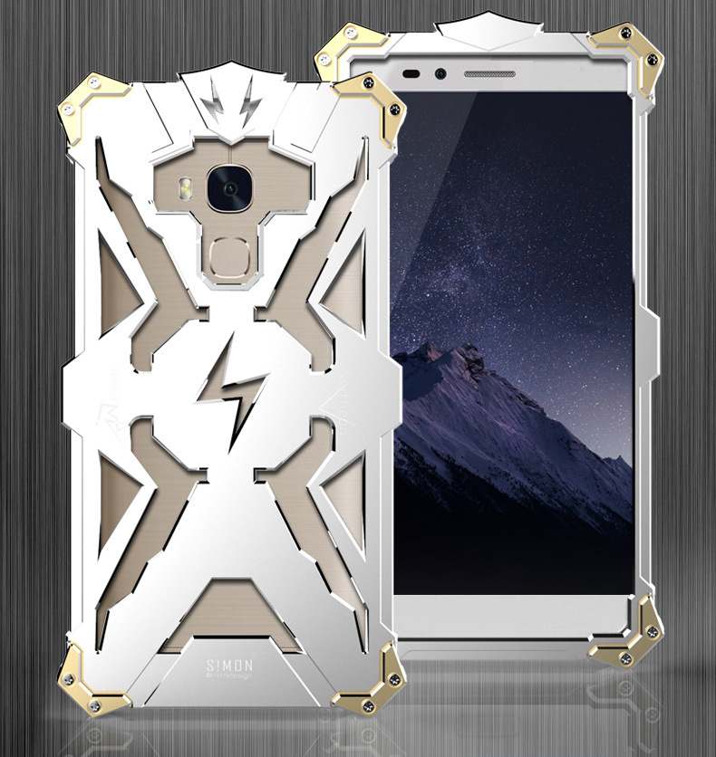 SIMON THOR Aviation Aluminum Alloy Shockproof Armor Metal Case Cover for Huawei Honor 5X