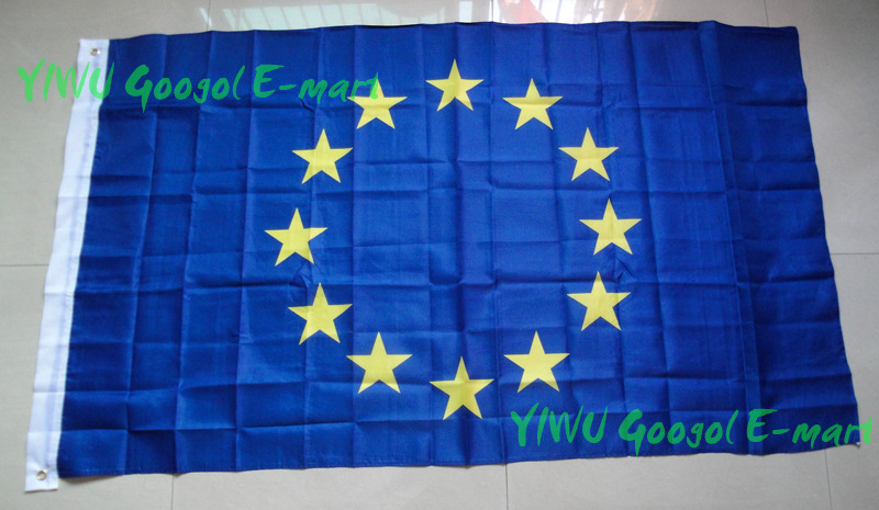 批发零售4号欧盟旗帜 90x150cm 世界各国国旗 可混批