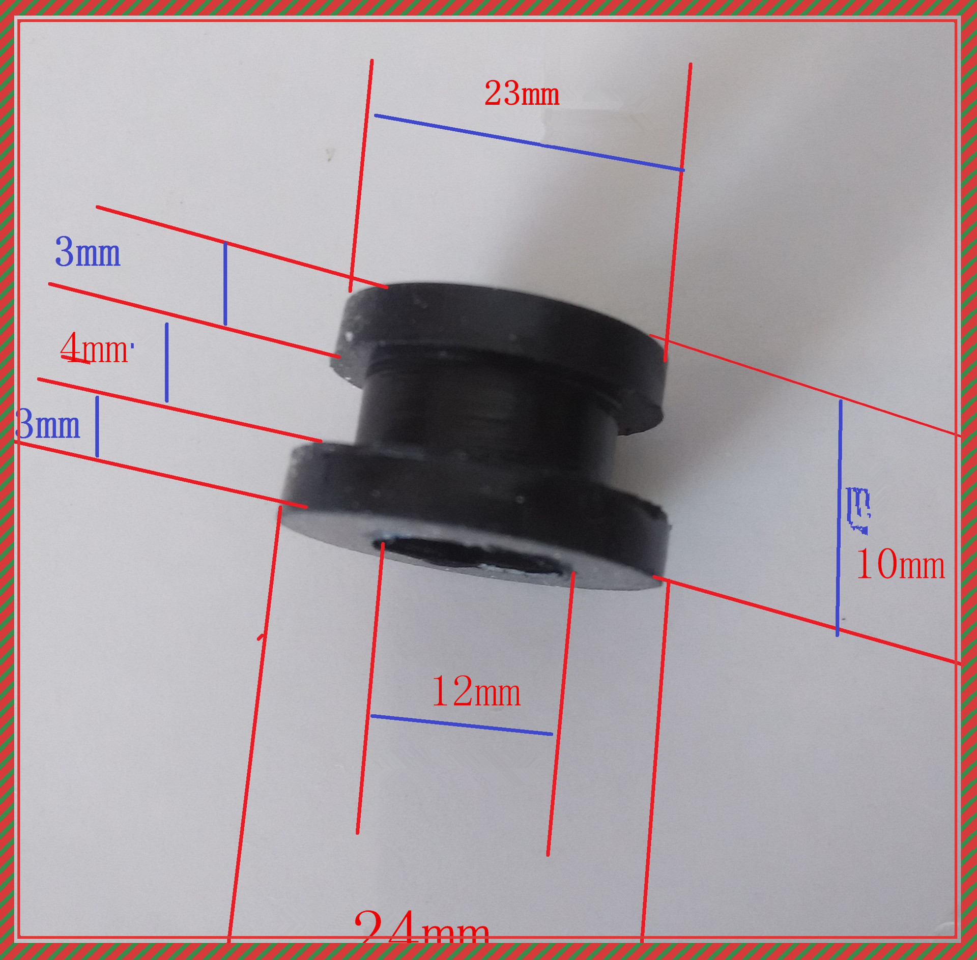 厂家定做耐磨防滑减震脚垫 工字垫 橡胶垫