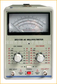 模拟指示毫伏表DF2172Bf21DF2172B模拟指示毫伏表