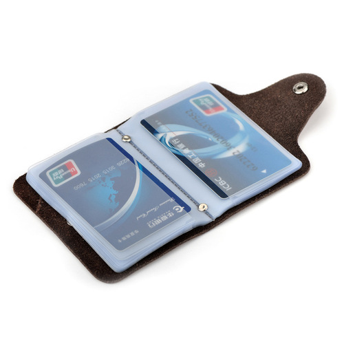 Genuine leather card holder card holder multi-card slot card holder business card holder women's wholesale men's card holder cowhide