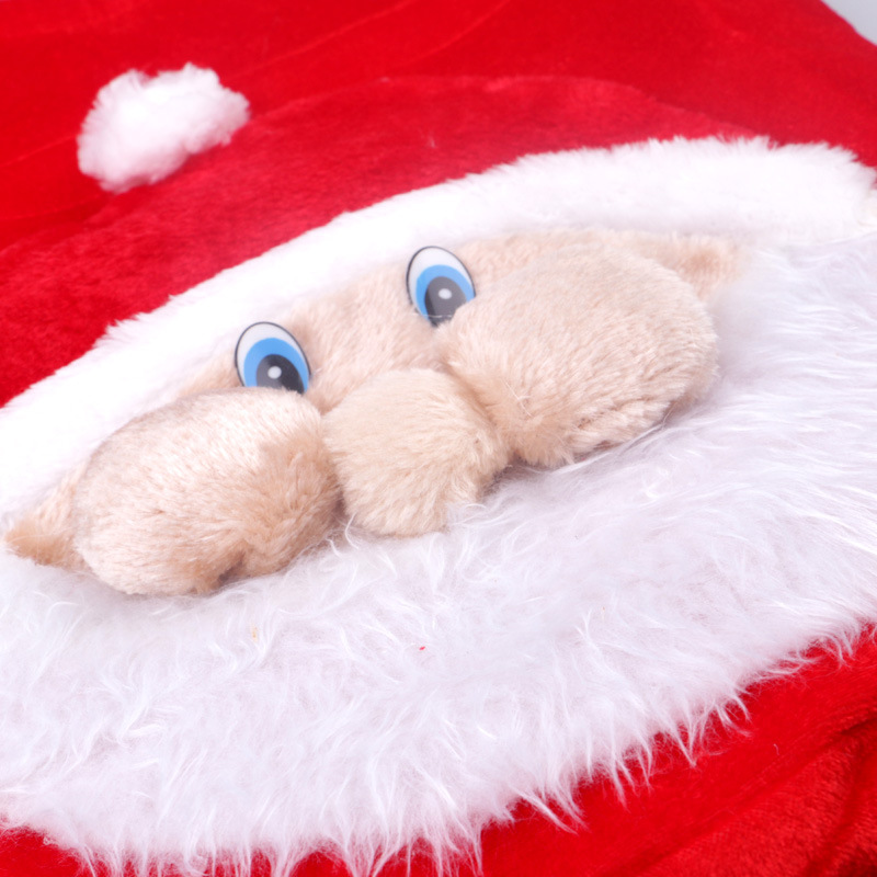 Christmas decorations Christmas high-end gift bag Christmas gold velvet face gift bag_voghion.com