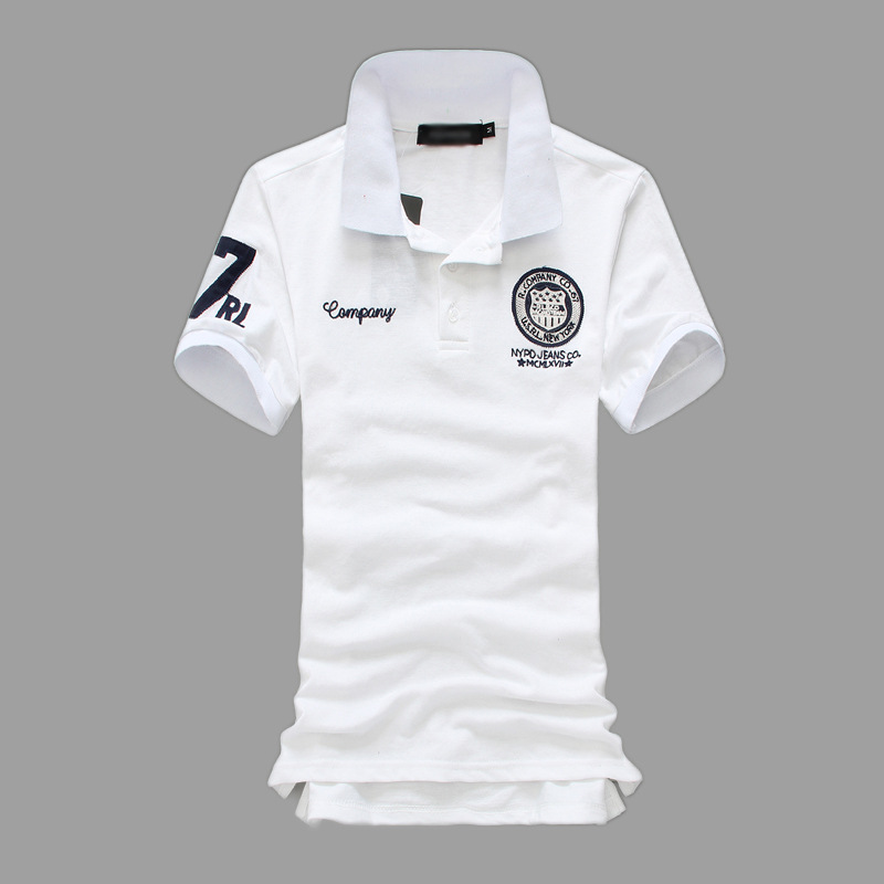 Wholesale men's Short Sleeve Polo Shirt Large Men's short sleeve polo shirt eBay men's bottoming shirt