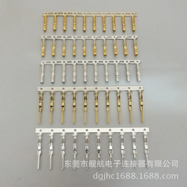 DuPont 2.54 male and female terminal connector gold plating half gold plating