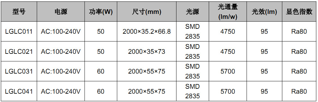 线形吊灯