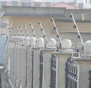 脉冲电子围栏周界报警探测器植物园 小区电子围栏 野外电子围栏