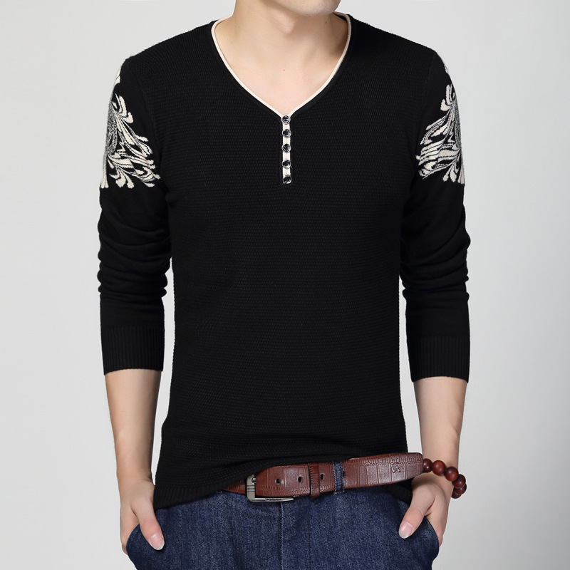 Pull homme BODUN BAOLONG en Coton mercerisé - Ref 3417617 Image 1