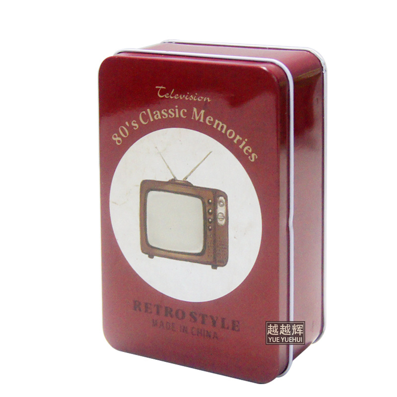 翻盖马口铁盒 铁盒包装手机壳 首饰发卡礼品盒 时尚创意铁罐批发