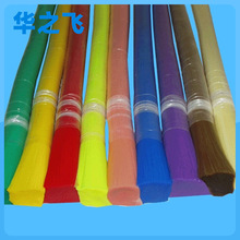 供应 特柔塑料磨尖刷丝 彩色塑料刷丝 高硬度工业圆丝刷丝