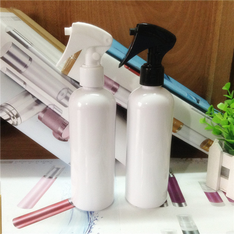 300ml圆肩白色小老鼠喷枪瓶 花水瓶 液体分装瓶化妆水瓶