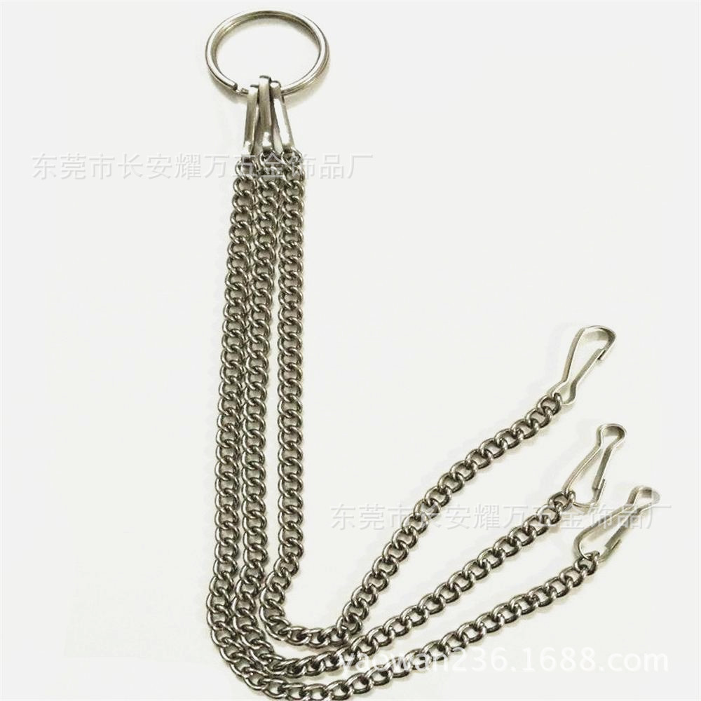 厂家批发优质三条组顶端接口扭曲链灯饰吊链  花篮链 挂链