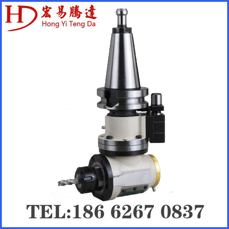 供应横向铣头角度头侧铣头直角铣头 90度横向角度头CNC数控铣头