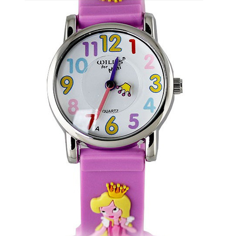 Factory Direct supply quartz student watch cute 3D 3D Princess children Cartoon Watch Gift watch wholesale and retail Factory Direct supply quartz student watch cute 3D 3D Princess children Cartoon Watch Gift watch wholesale and retail