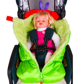 新初生婴儿童睡袋定制多用途卡通抱被毯推车安全座襁褓睡袋