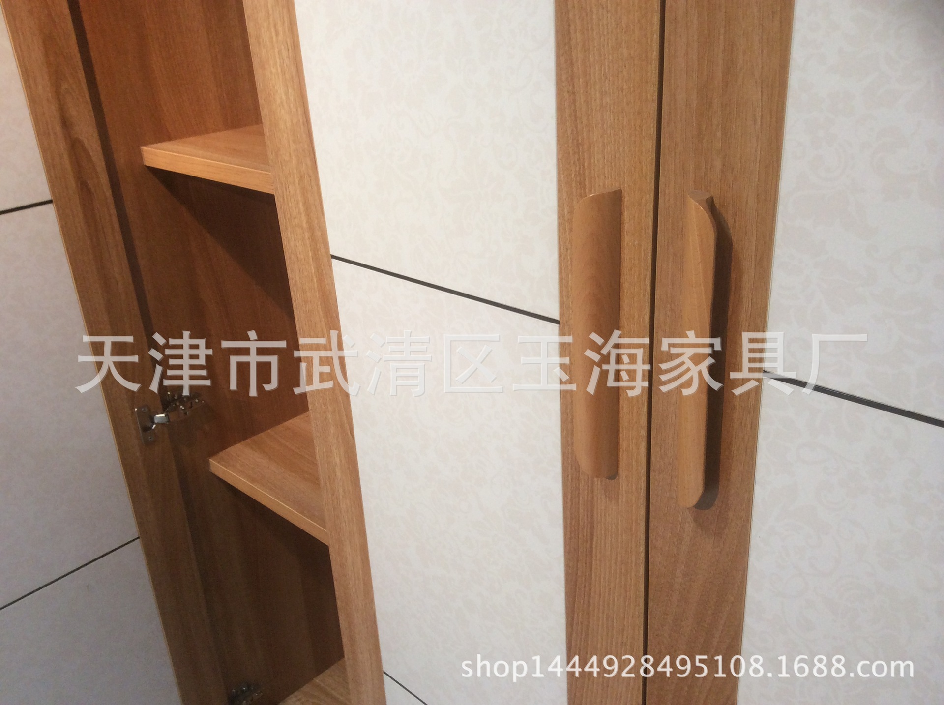 廠傢直銷吉林森工露水河實木顆粒板材傢具五門櫃